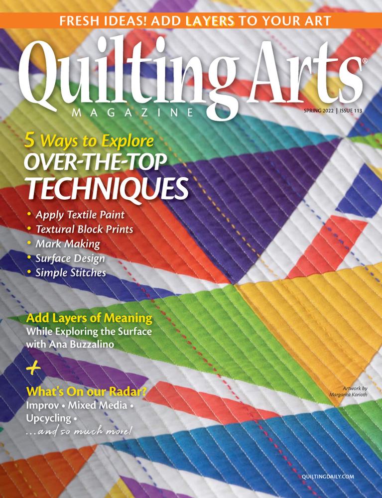 Quilting-Arts March 01, 2022 Issue Cover