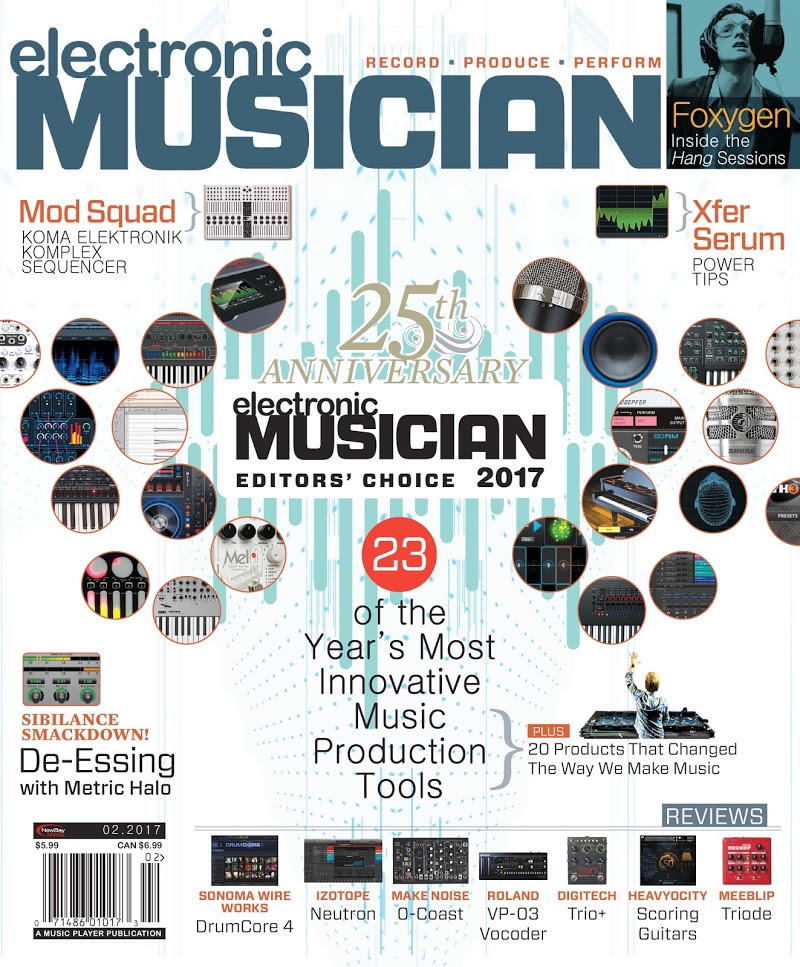Electronic-Musician February 01, 2017 Issue Cover