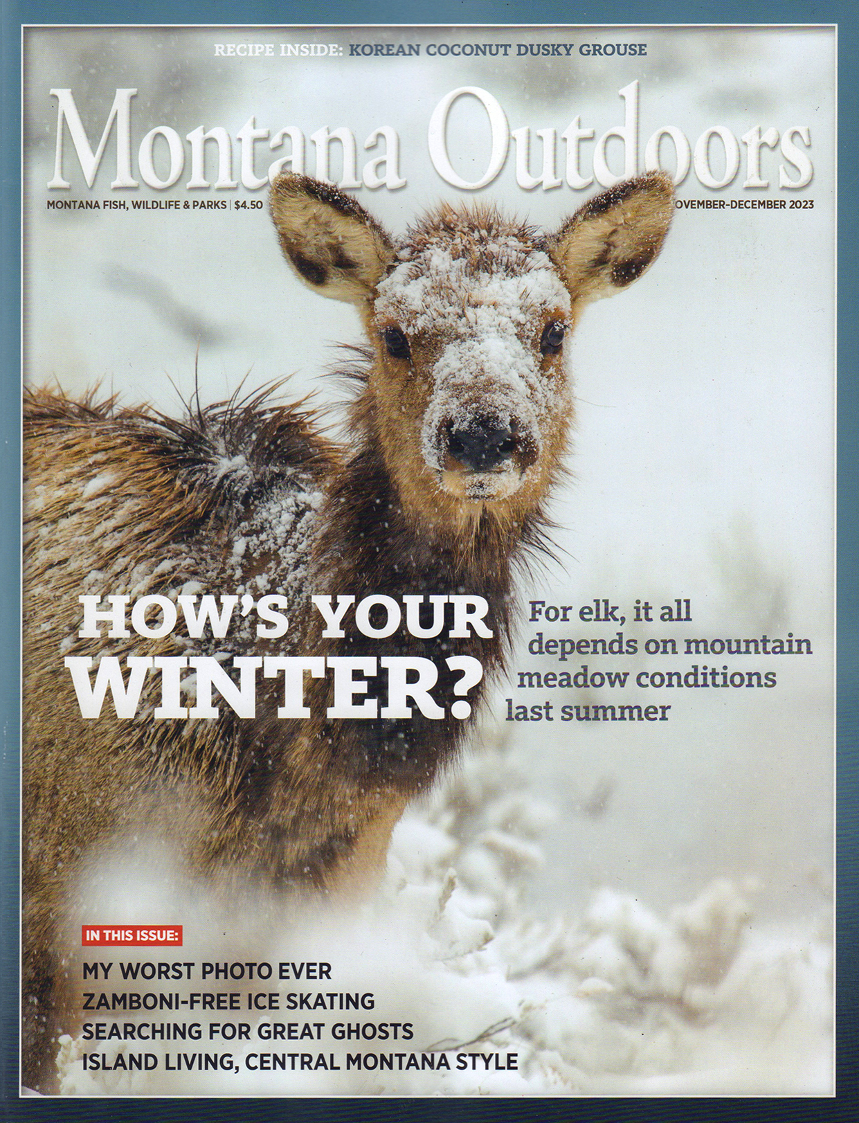 Montana-Outdoors November 01, 2023 Issue Cover