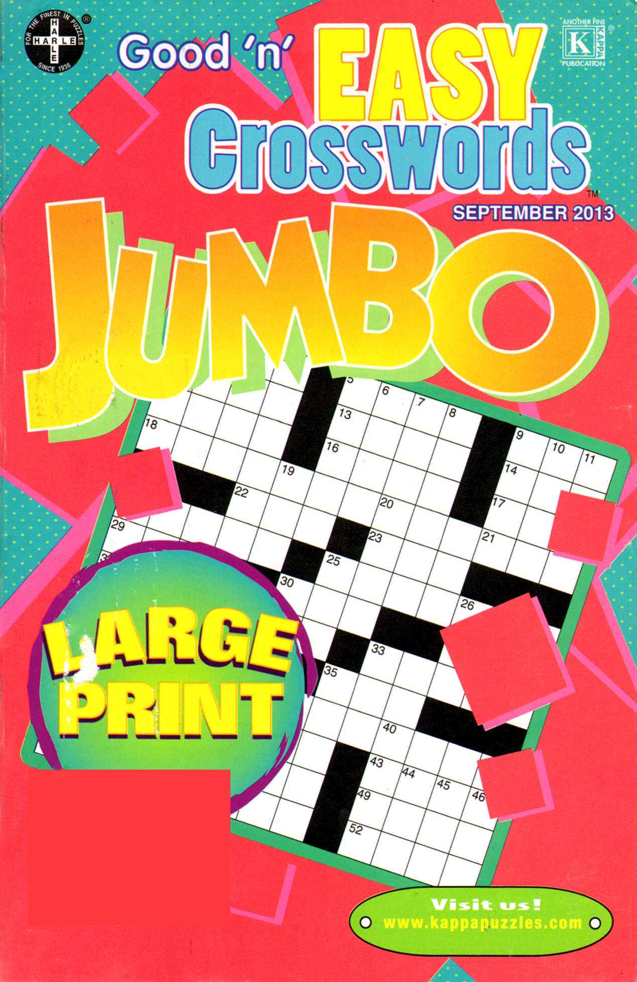 Good-N-Easy-Crosswords-Jumbo September 01, 2013 Issue Cover