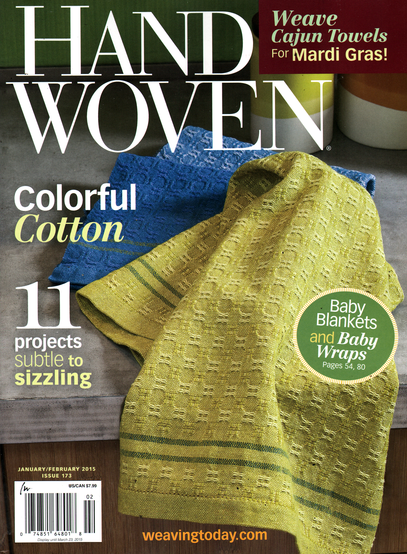 Handwoven January 01, 2015 Issue Cover