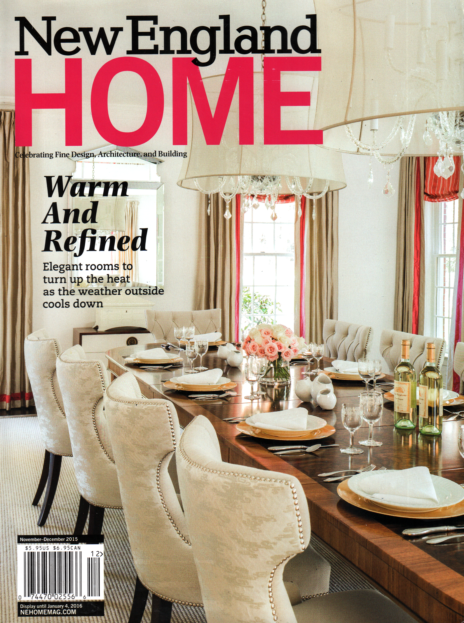 New-England-Home November 01, 2015 Issue Cover