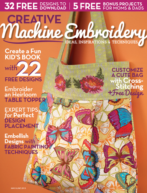 Creative-Machine-Embroidery May 01, 2013 Issue Cover