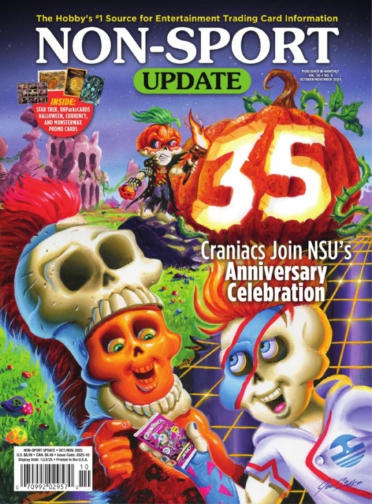 Non-Sport Update October 01, 2025 Issue Cover