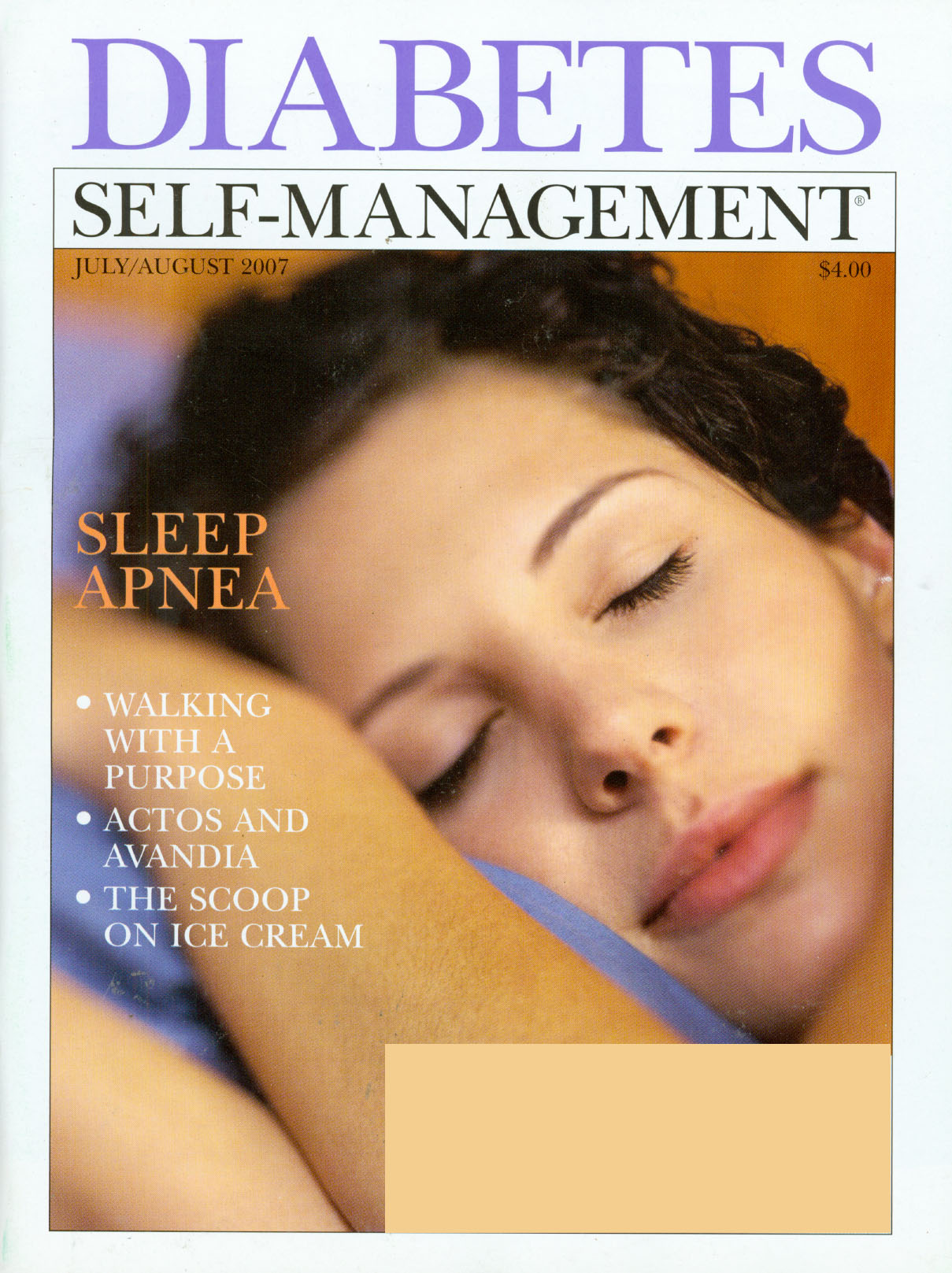 Diabetes-Self-Management August 01, 2007 Issue Cover