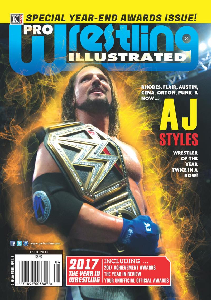 Pro-Wrestling-Illustrated April 01, 2018 Issue Cover