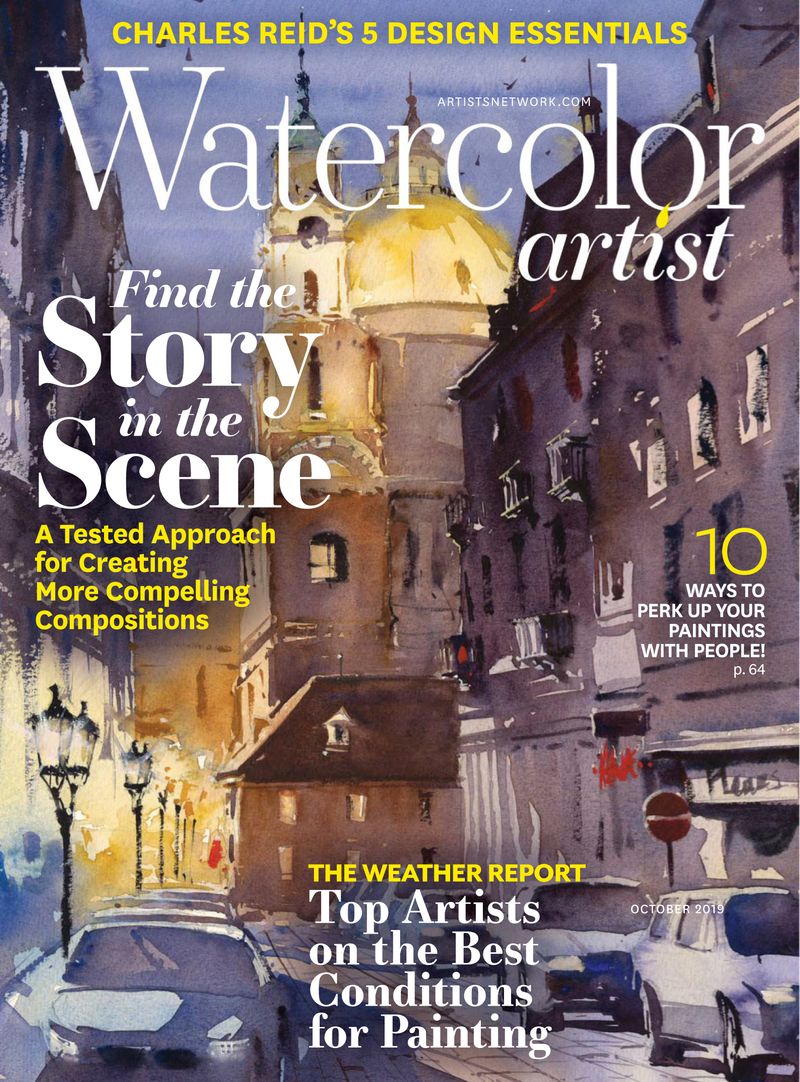 Watercolor-Artist October 01, 2019 Issue Cover