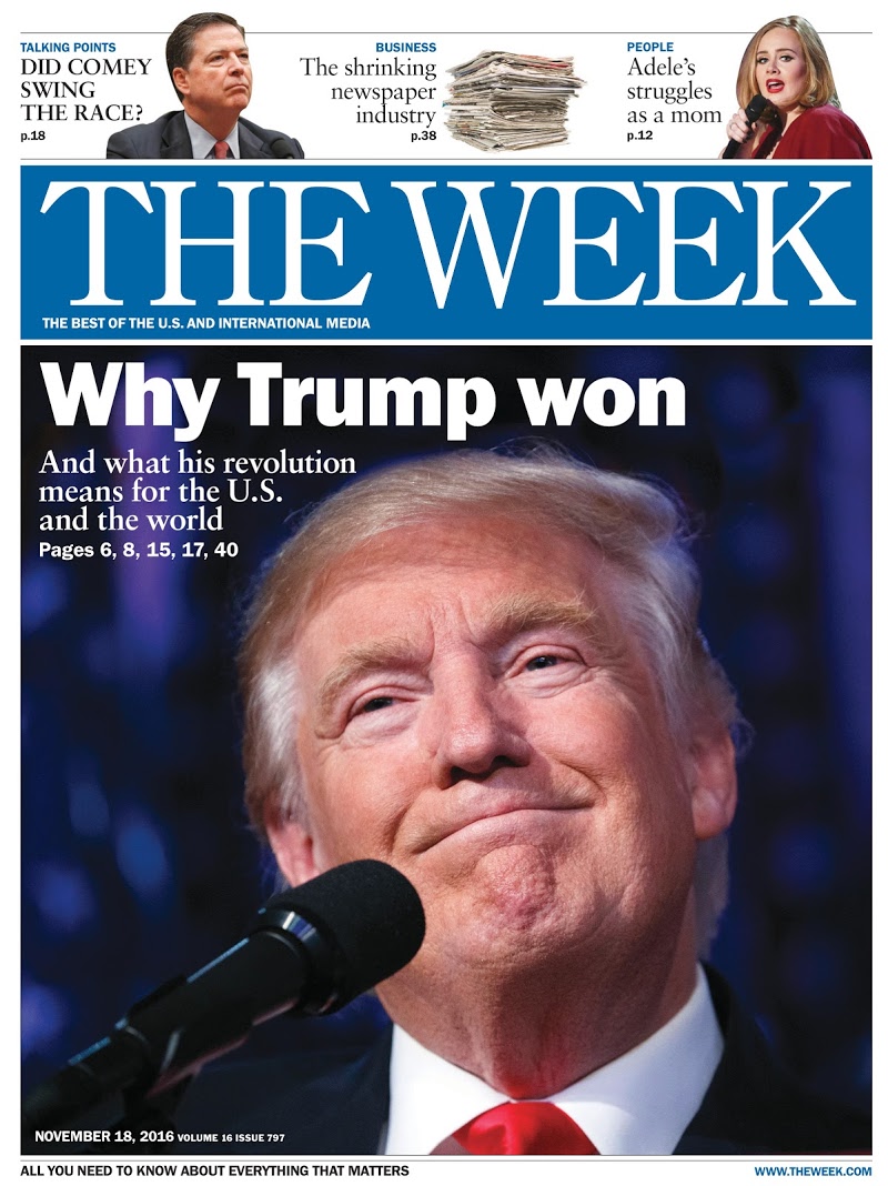 The-Week November 18, 2016 Issue Cover