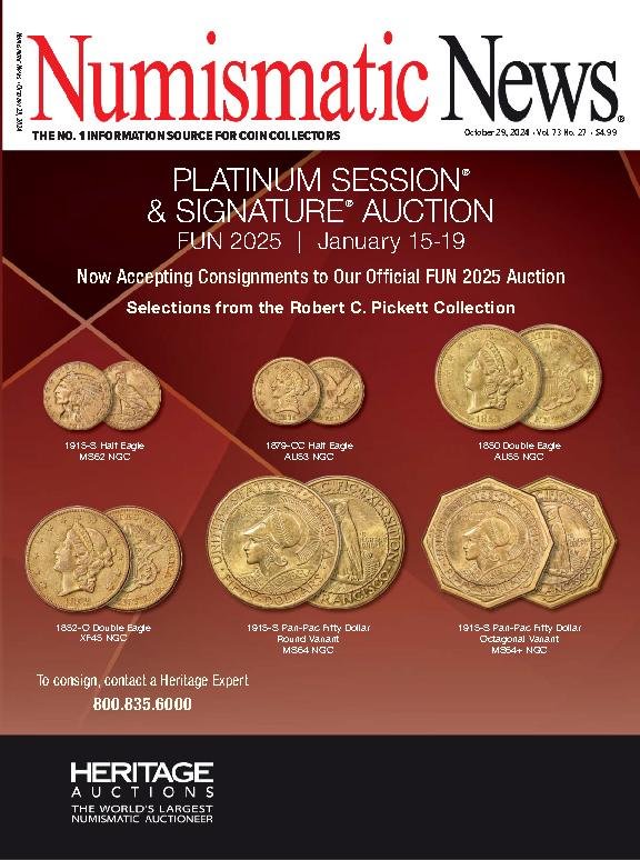 Numismatic-News October 29, 2024 Issue Cover