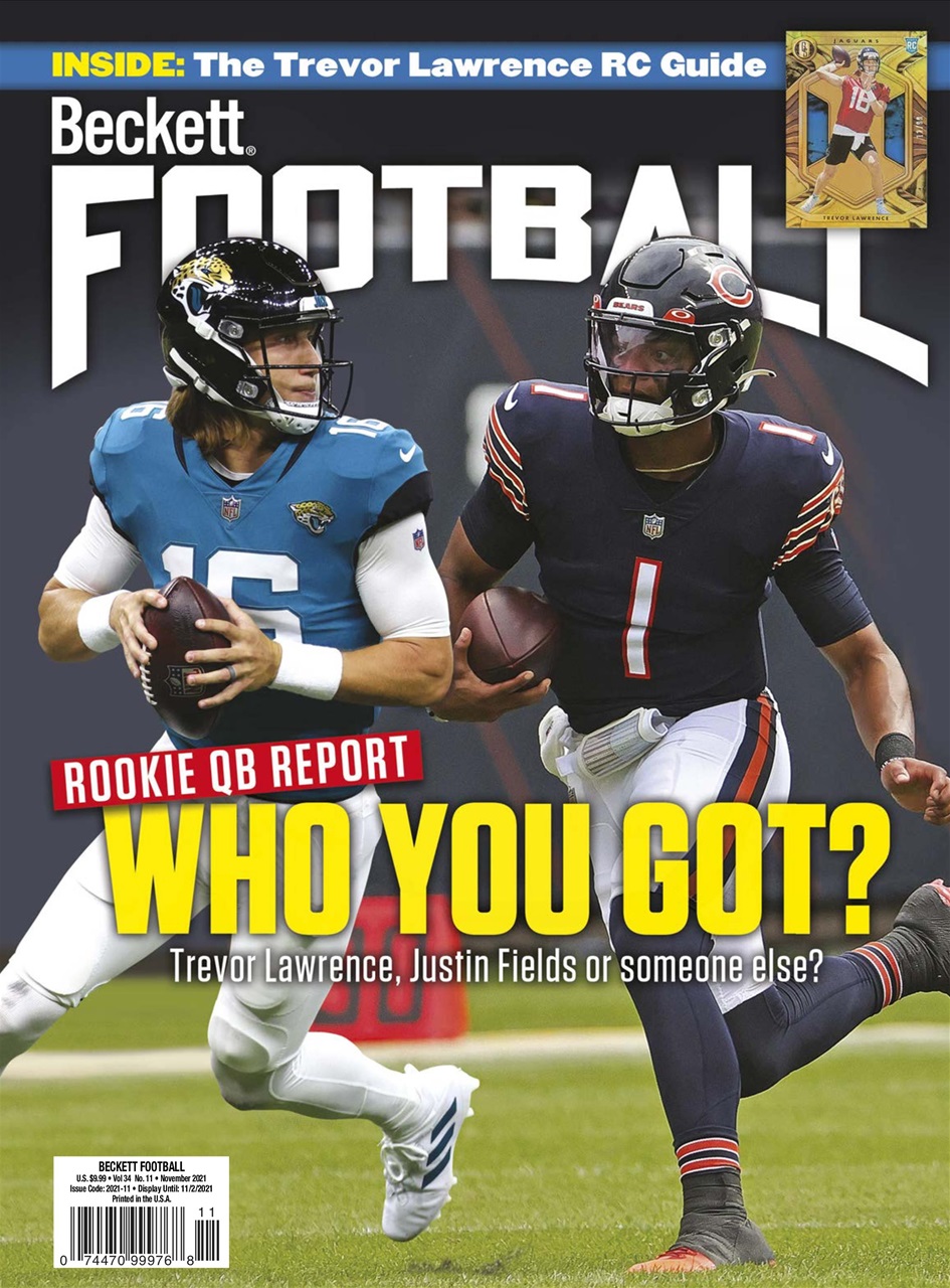 Beckett-Football November 01, 2021 Issue Cover