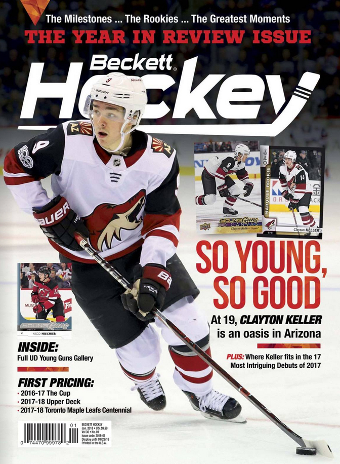 Beckett-Hockey January 01, 2018 Issue Cover
