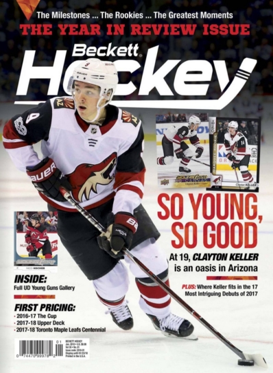 Beckett Hockey January 01, 2018 Issue Cover