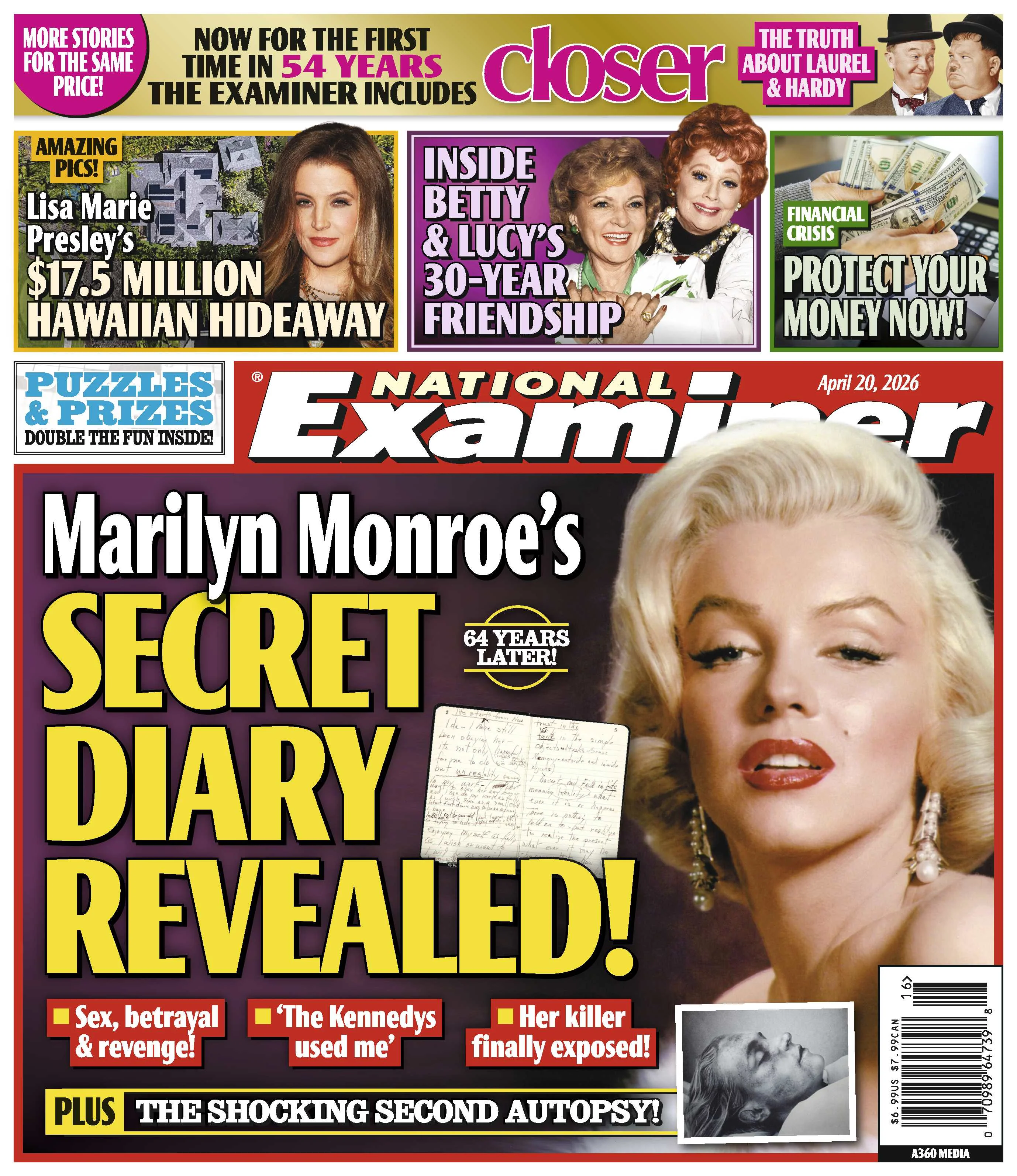 National Examiner April 20, 2026 Issue Cover