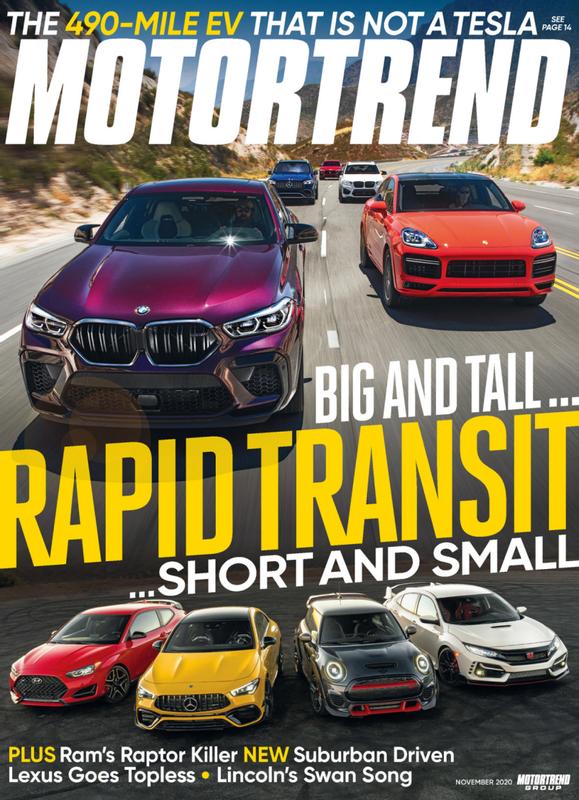 Motor-Trend November 01, 2020 Issue Cover