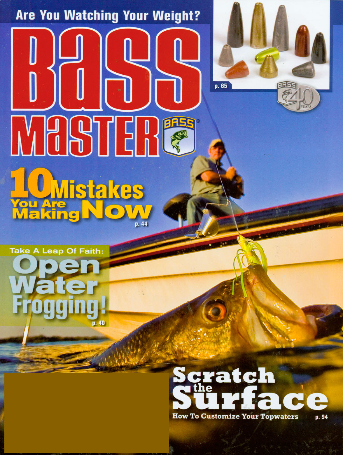Bassmaster March 01, 2008 Issue Cover