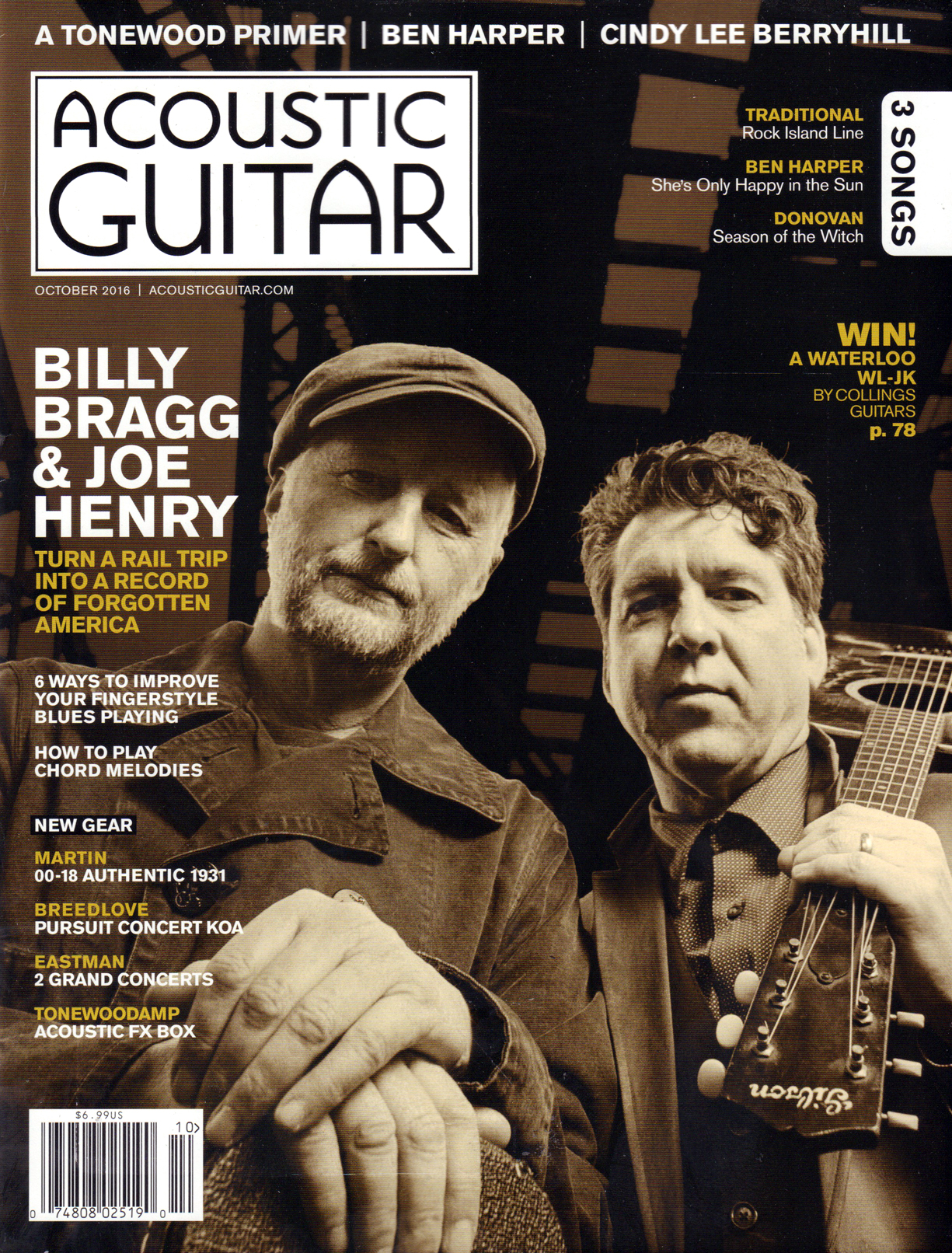 Acoustic-Guitar October 01, 2016 Issue Cover