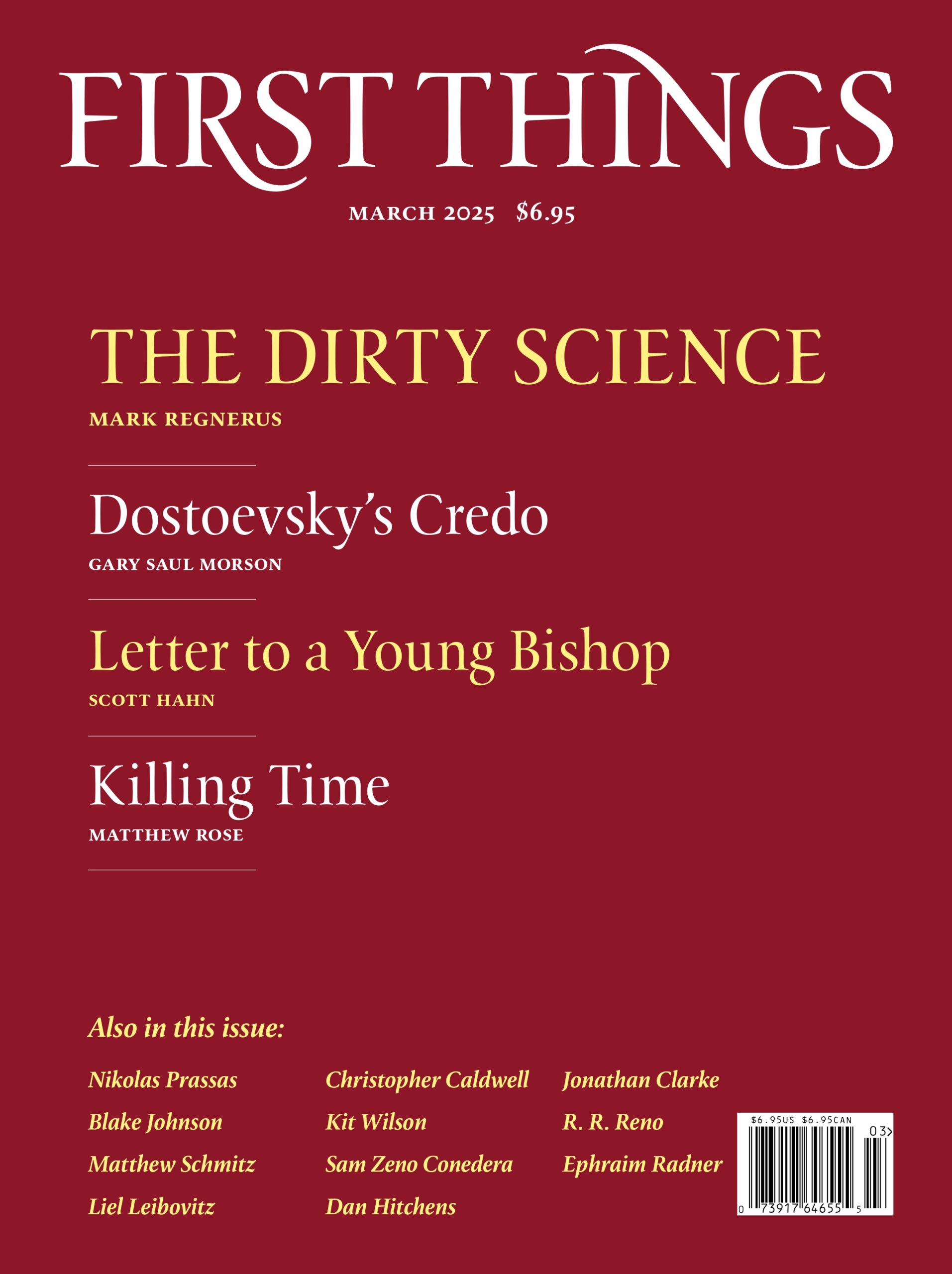 First-Things March 01, 2025 Issue Cover