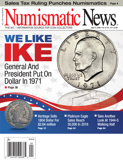 Numismatic-News July 17, 2018 Issue Cover