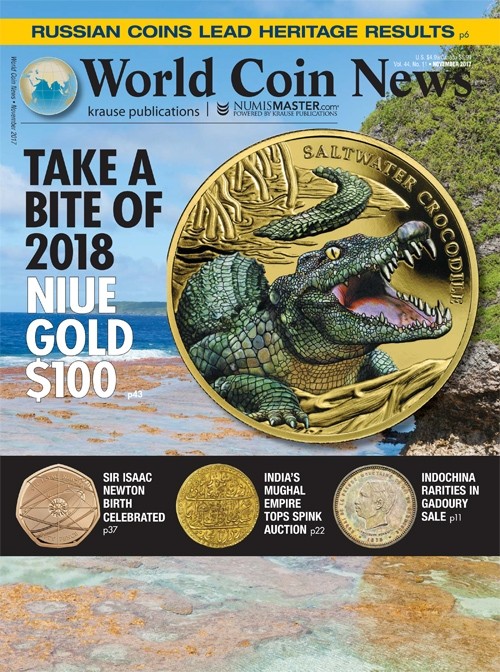 World-Coin-News November 01, 2017 Issue Cover