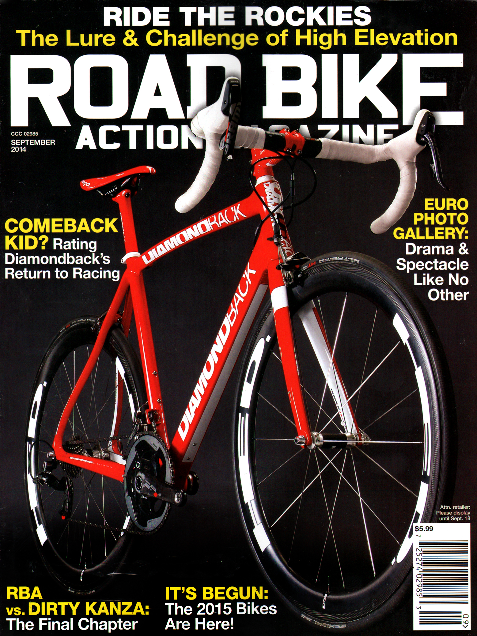 Road-Bike-Action September 01, 2014 Issue Cover