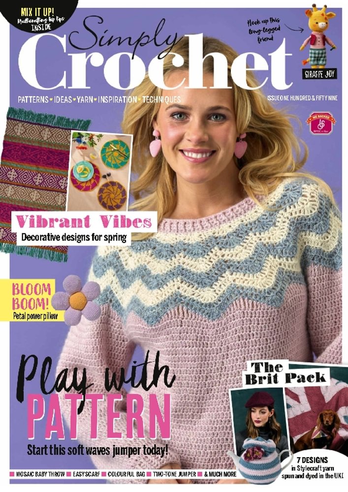 Simply Crochet January 01, 2025 Issue Cover