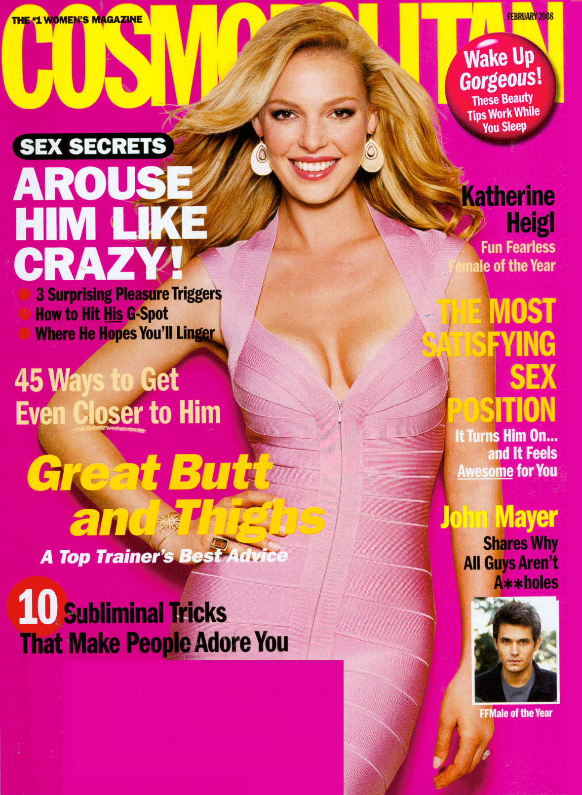 Cosmopolitan February 01, 2008 Issue Cover