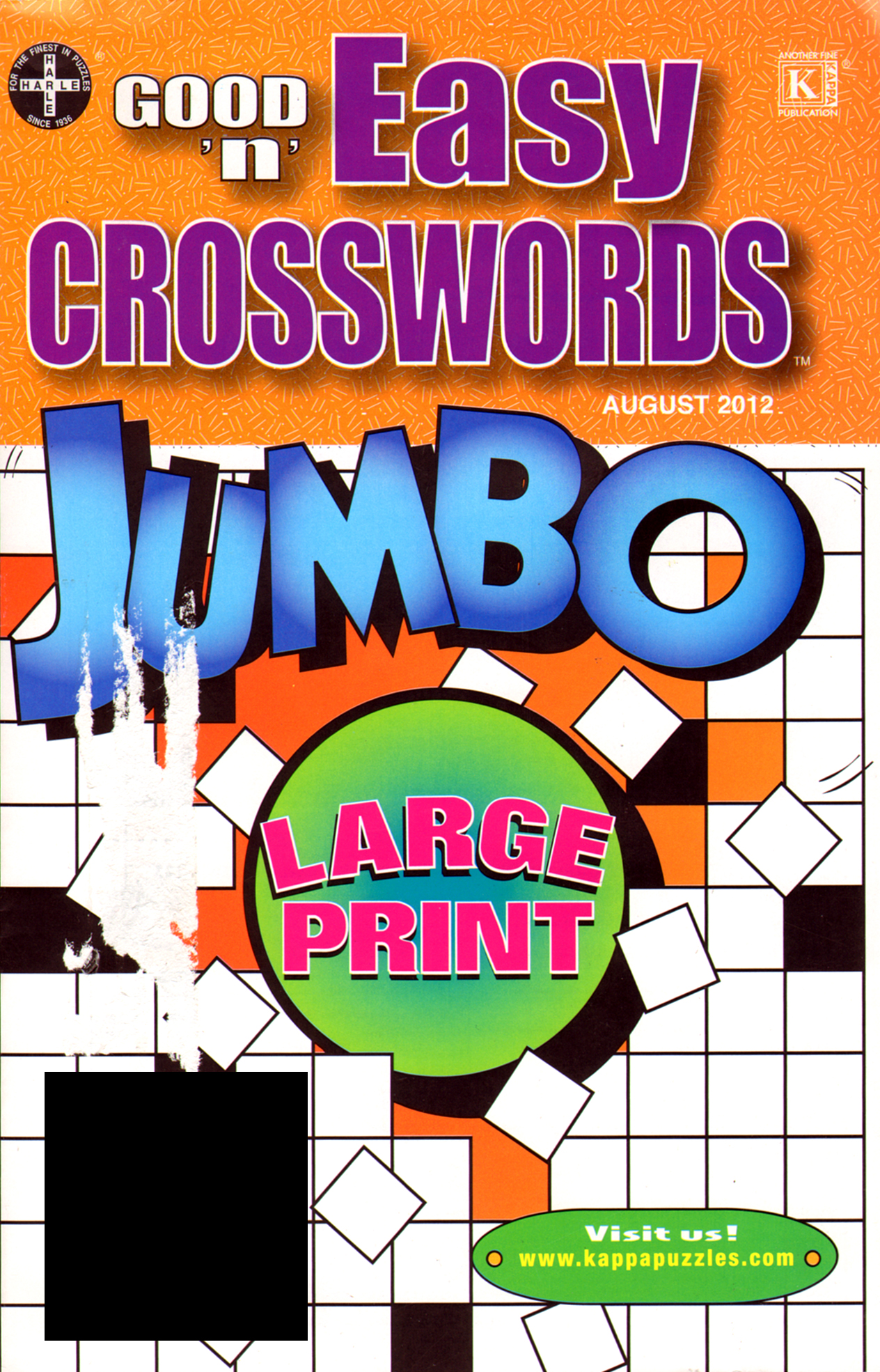 Good-N-Easy-Crosswords-Jumbo August 01, 2012 Issue Cover
