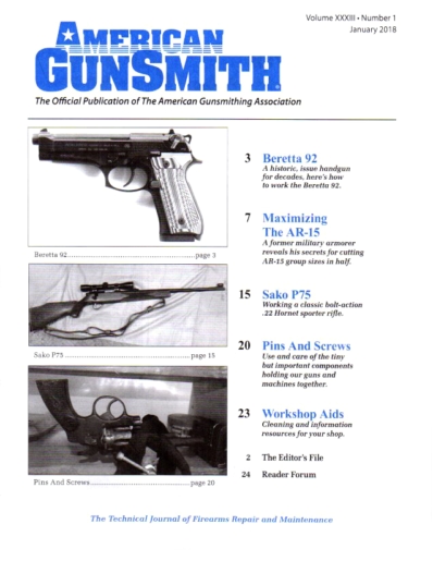 American Gunsmith January 01, 2018 Issue Cover