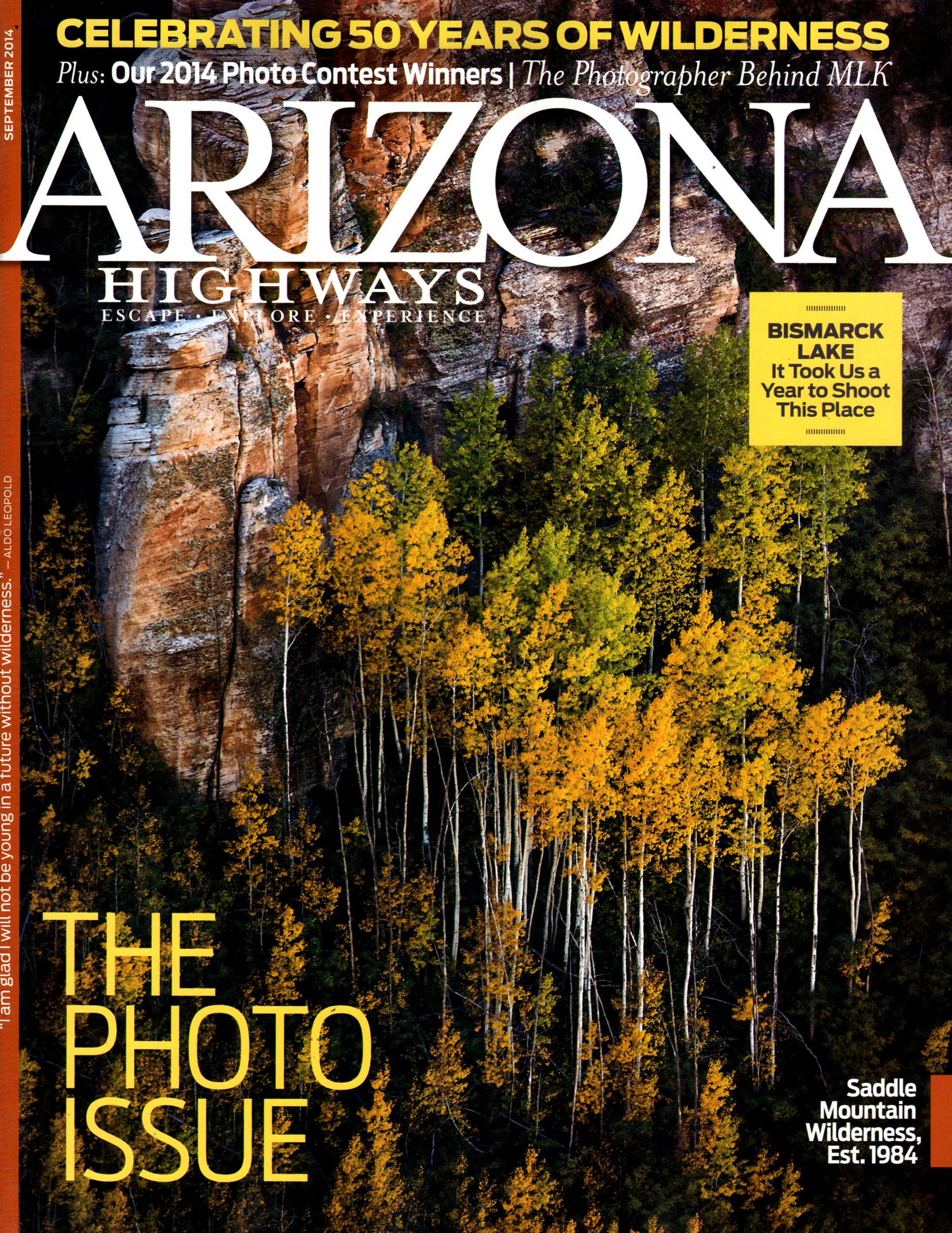 Arizona-Highways September 01, 2014 Issue Cover