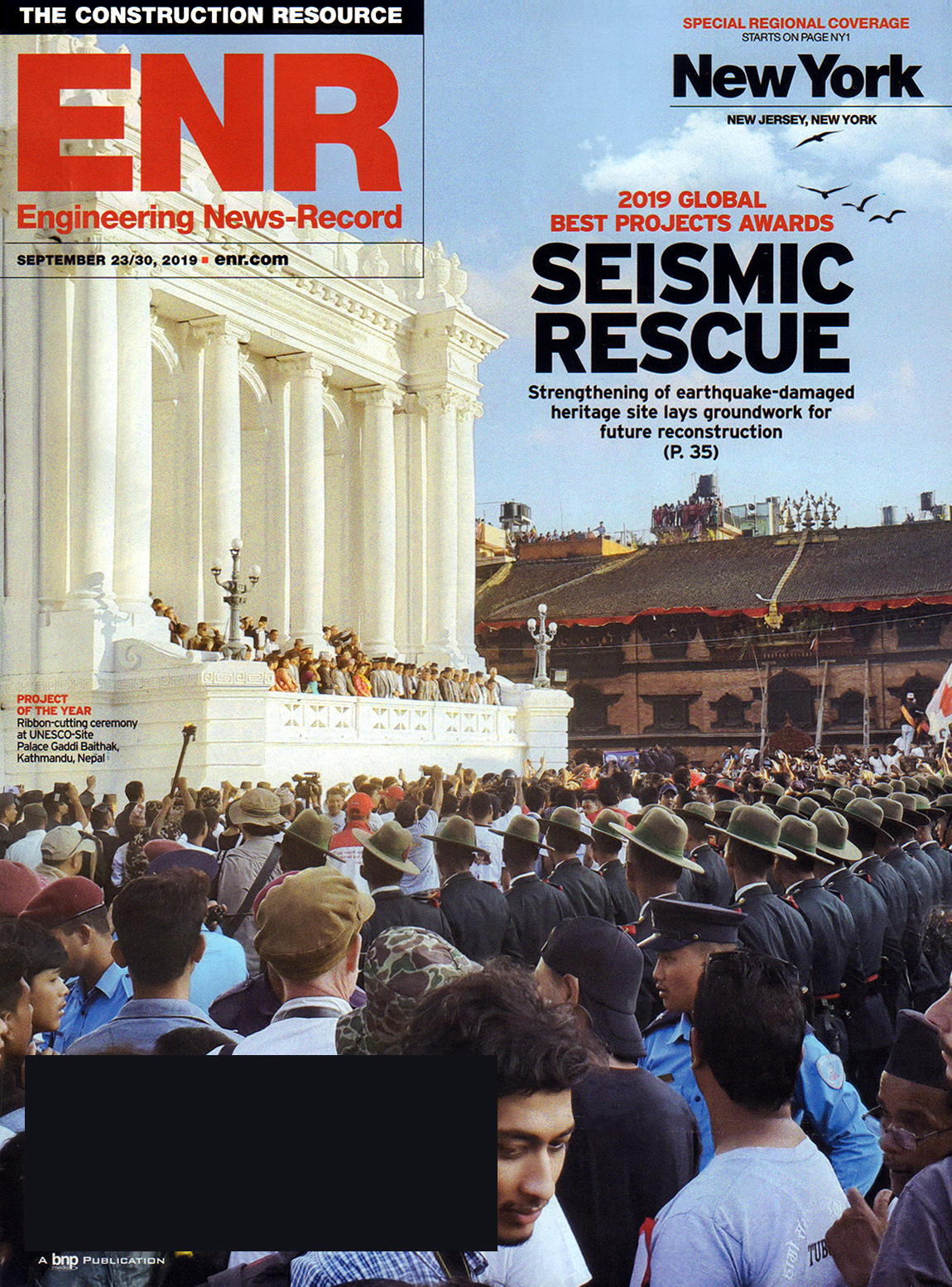 Engineering-News-Record September 23, 2019 Issue Cover