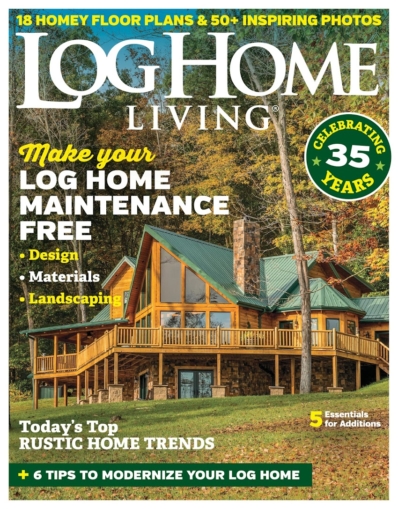 Log and Timber Home Living September 01, 2018 Issue Cover