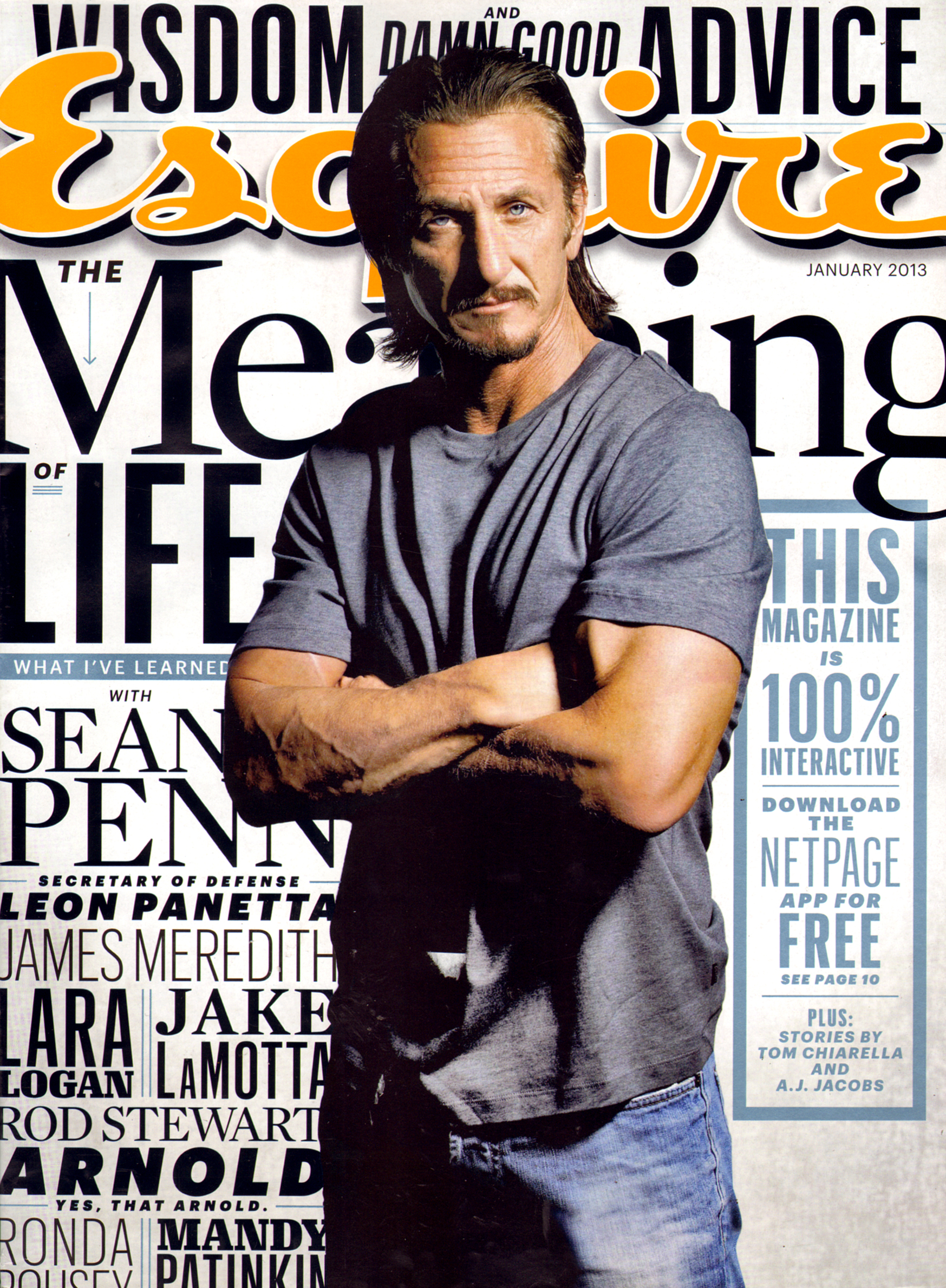 Esquire January 01, 2013 Issue Cover