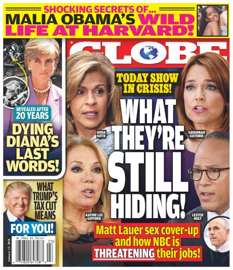 Globe January 15, 2018 Issue Cover