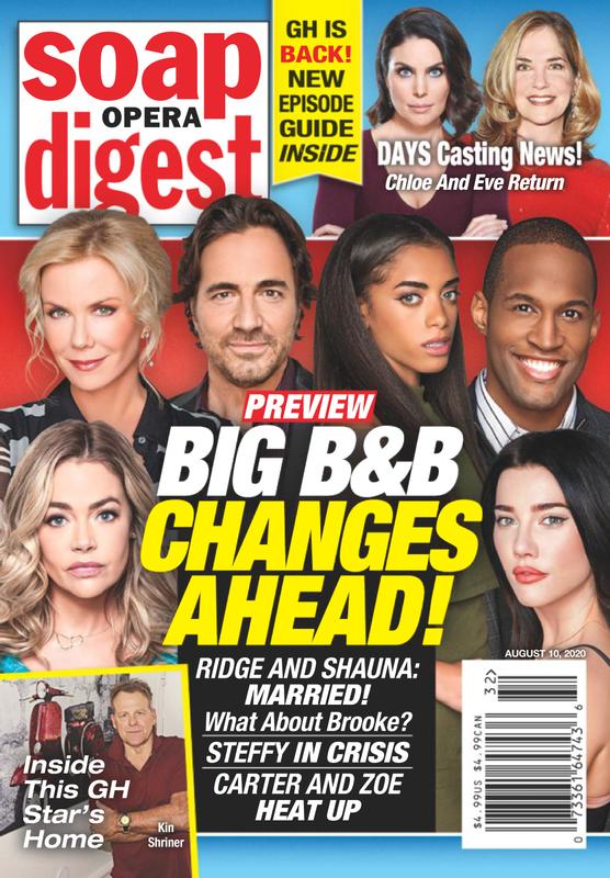 Soap-Opera-Digest August 10, 2020 Issue Cover