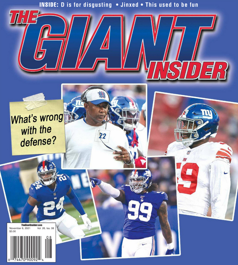 Giants-Insider November 08, 2021 Issue Cover