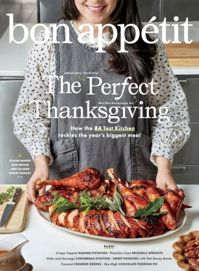 Bon Appétit November 01, 2019 Issue Cover