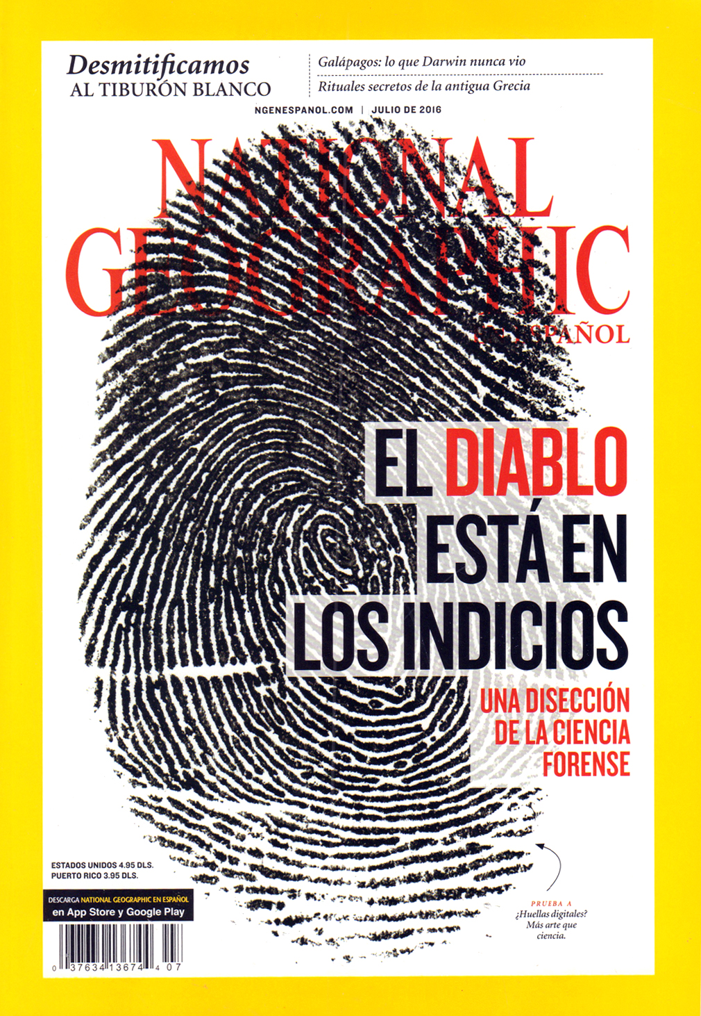 National-Geographic-En-Español July 01, 2016 Issue Cover