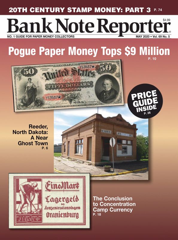 Bank-Note-Reporter May 01, 2020 Issue Cover