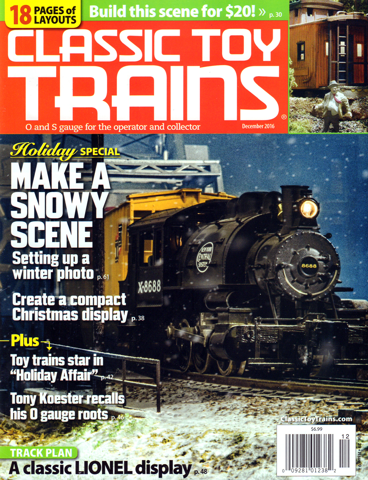Classic-Toy-Trains December 01, 2016 Issue Cover
