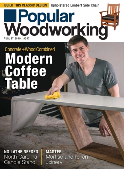 Popular Woodworking August 01, 2019 Issue Cover