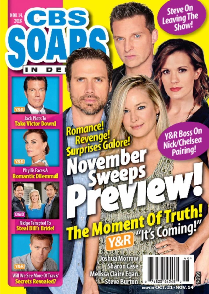 cbs-soaps-in-depth November 14, 2016 Issue Cover