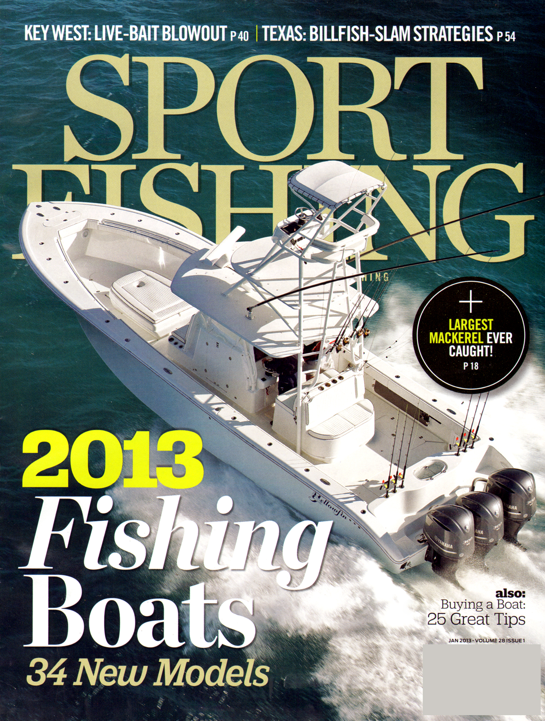 Sport-Fishing January 01, 2013 Issue Cover