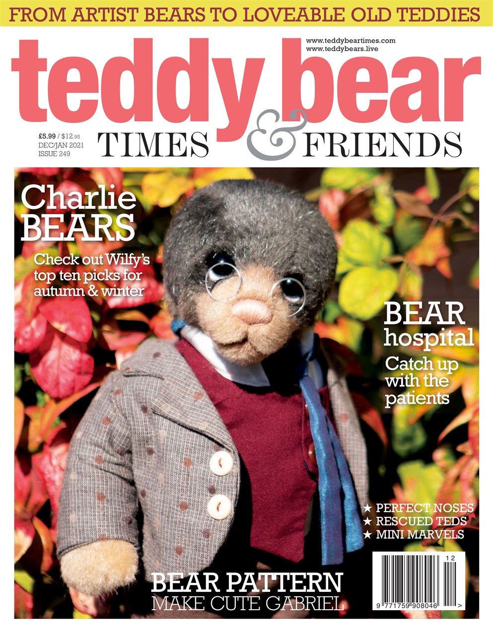 Teddy-Bear-Times-and-Friends December 01, 2020 Issue Cover