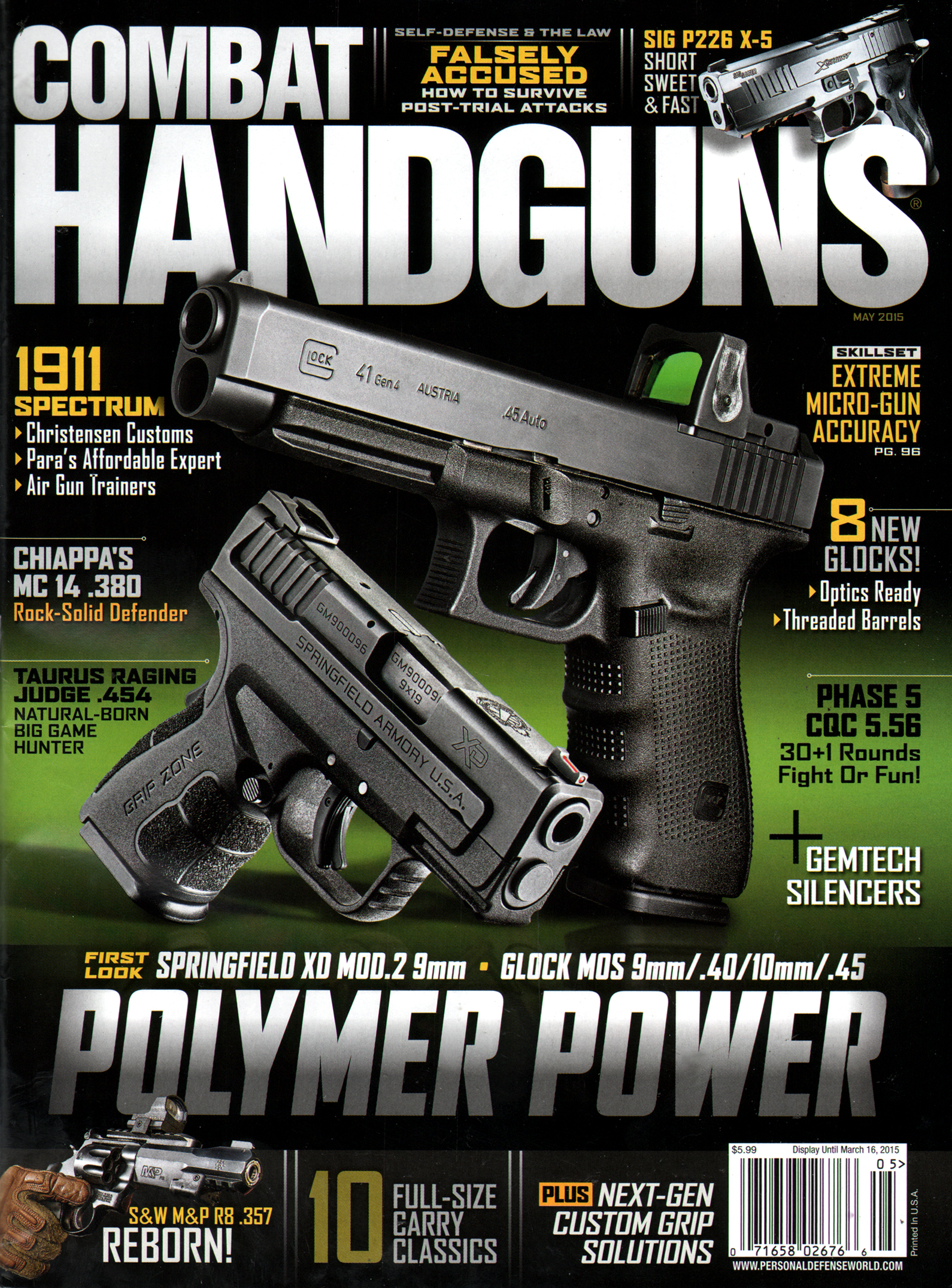 Combat-Handguns May 01, 2015 Issue Cover