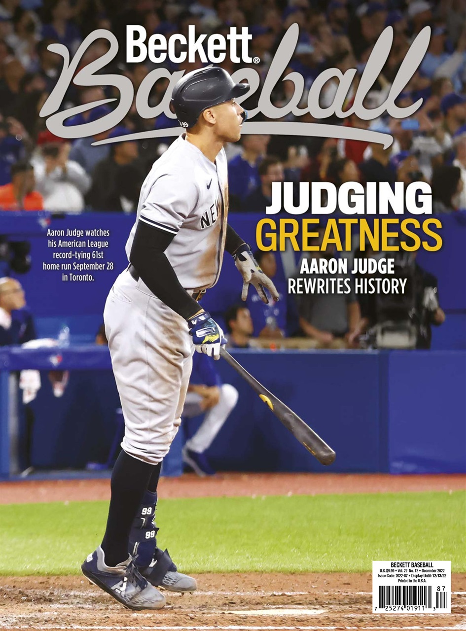 Beckett-Baseball December 01, 2022 Issue Cover