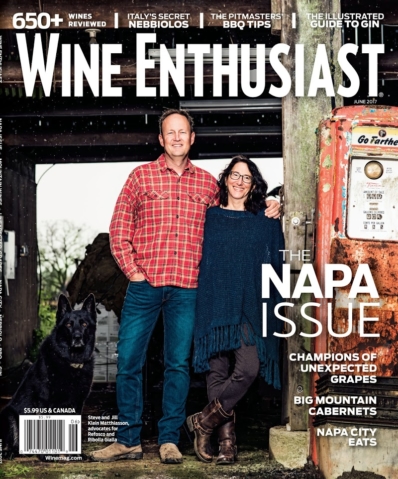 Wine Enthusiast June 01, 2017 Issue Cover