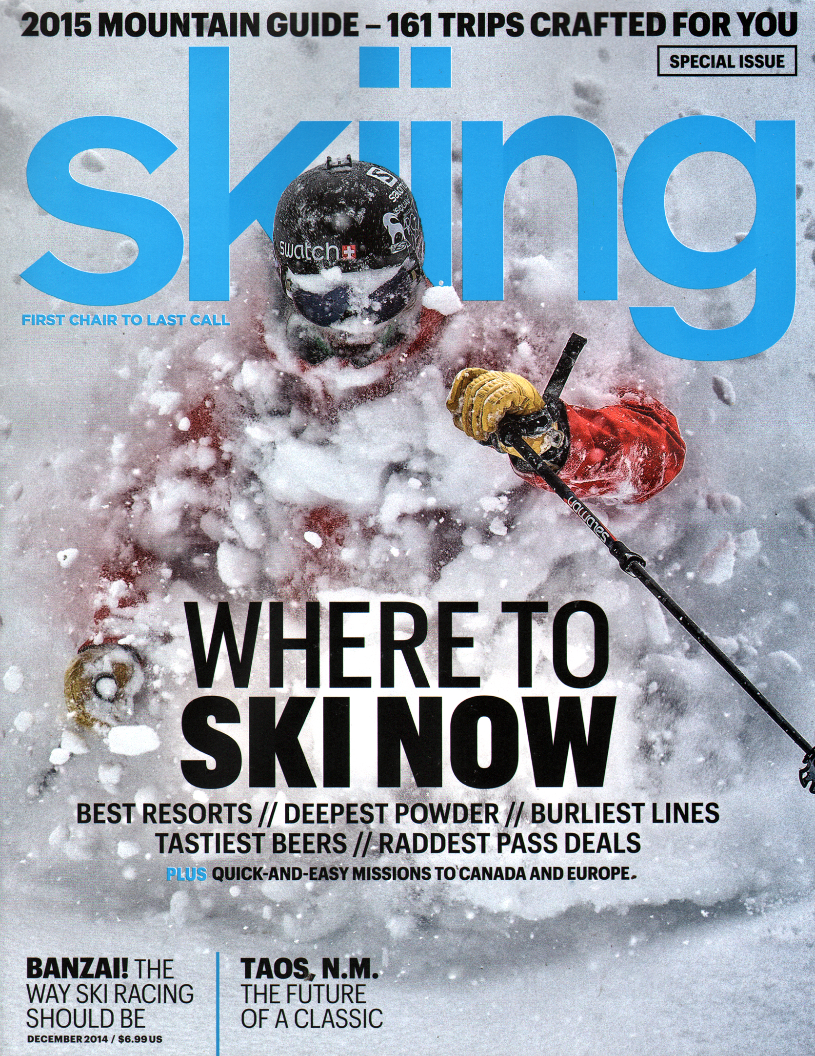 Skiing December 01, 2014 Issue Cover