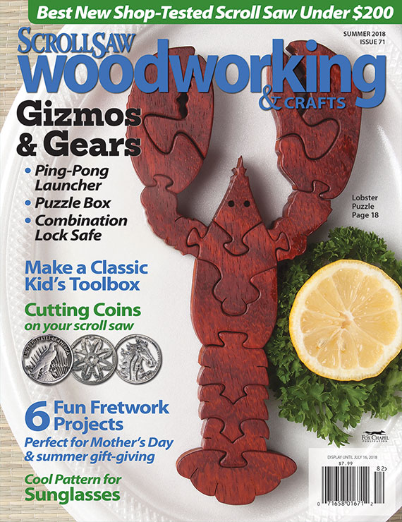 Scroll-Saw-Woodworking-and-Crafts June 01, 2018 Issue Cover