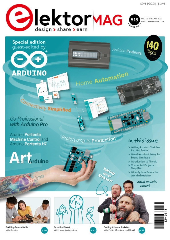 Elektor---North-American-Edition December 01, 2022 Issue Cover