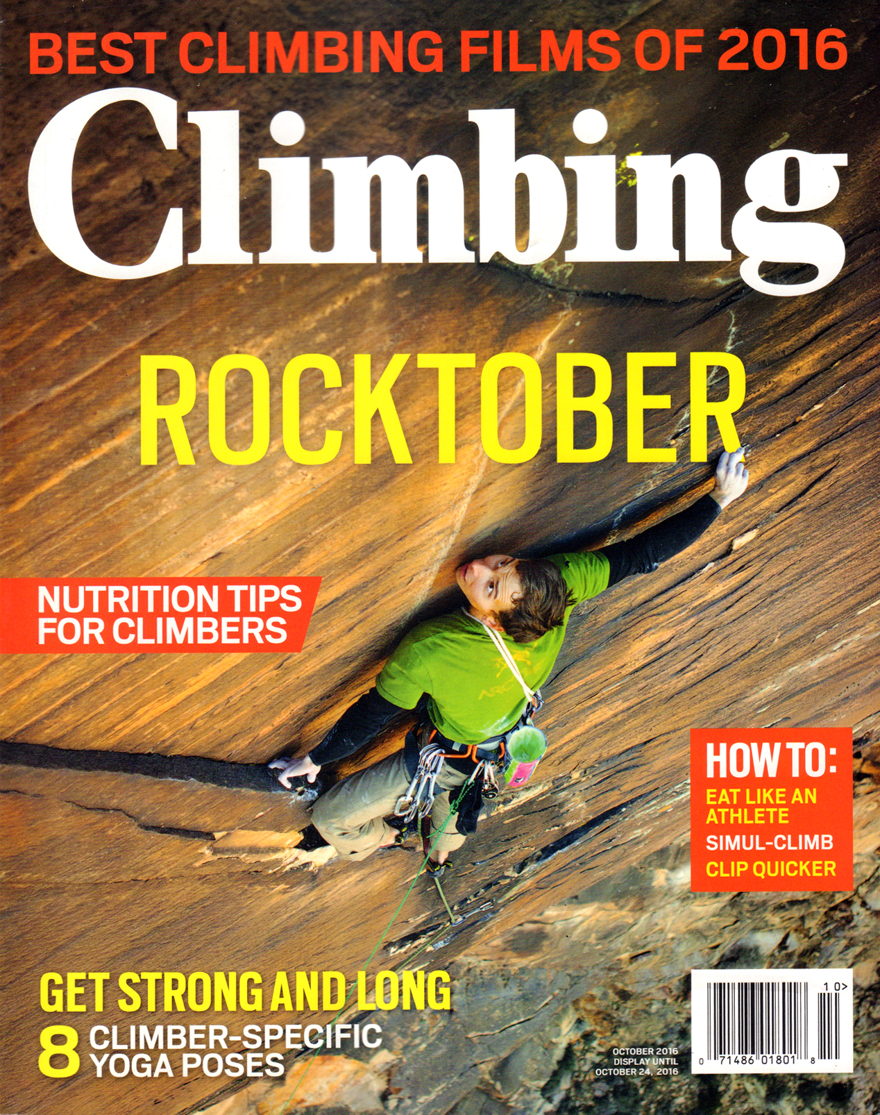 Climbing-Magazine October 01, 2016 Issue Cover
